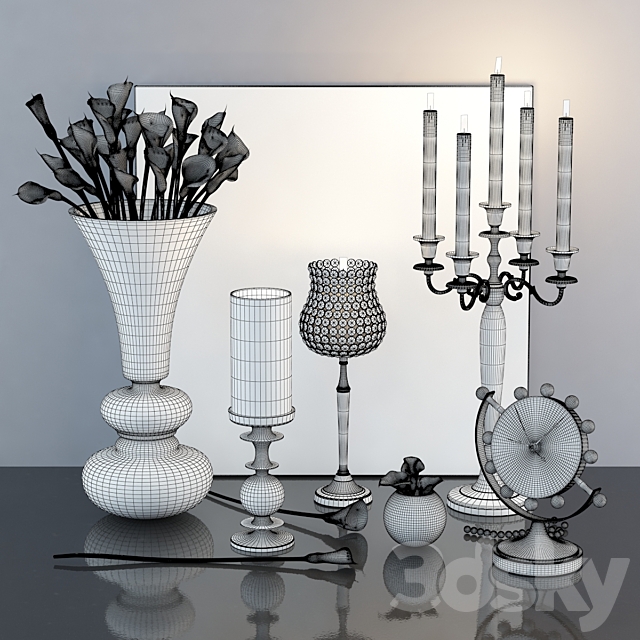 Richmond Interiors decoration 3DS Max Model - thumbnail 2