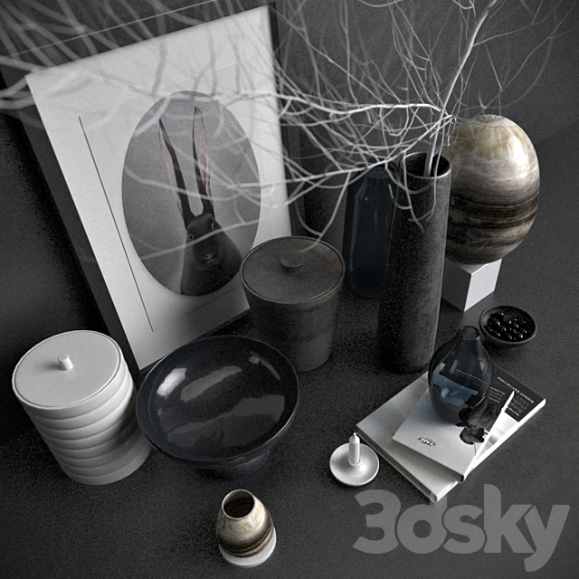 Scandy Set 3 3DS Max Model - thumbnail 3