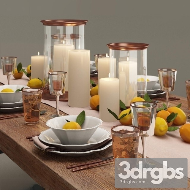 Serving Pottery Barn 3dsmax Download - thumbnail 1