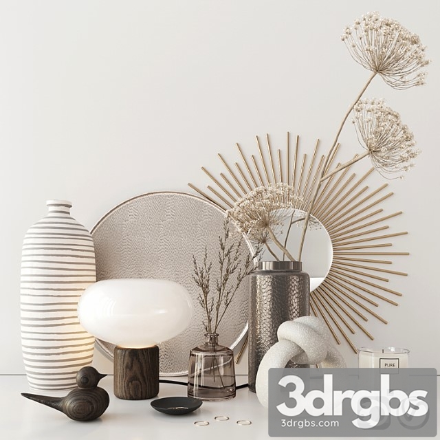 Set With Heracleum 3dsmax Download - thumbnail 1