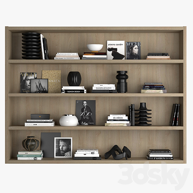 Shelf decoration 3DSMax File - thumbnail 1