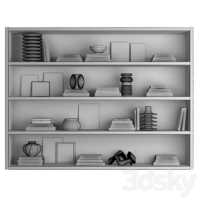 Shelf decoration 3DSMax File - thumbnail 2