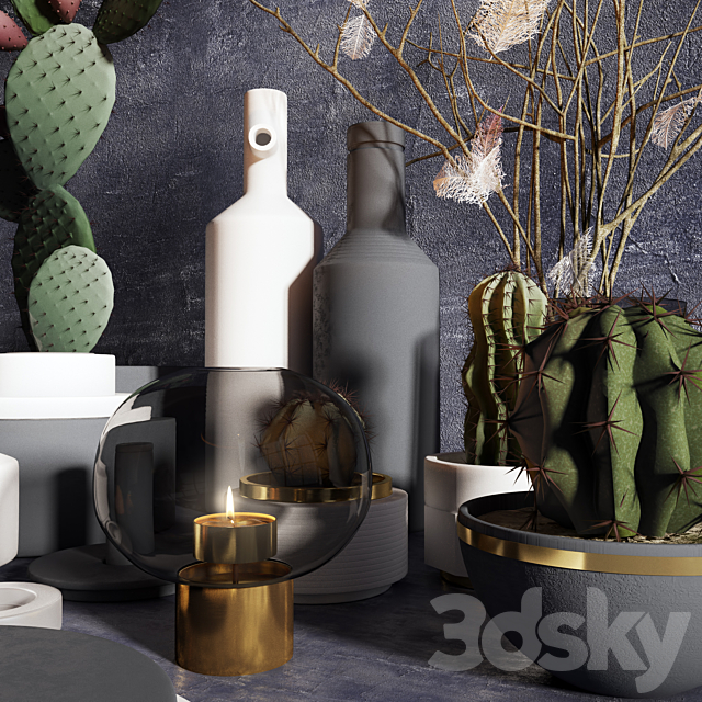 Silent M with decor 3DSMax File - thumbnail 2