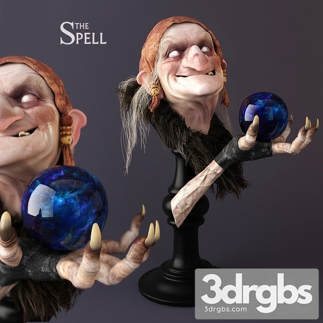 Spell Of Grandmother Yagi 3dsmax Download - thumbnail 1