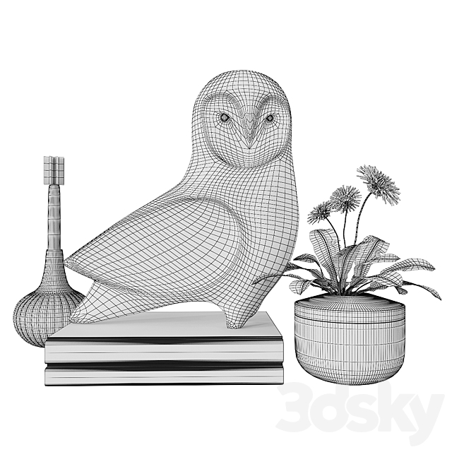 Statuette of Jonathan Adler 3DS Max Model - thumbnail 2