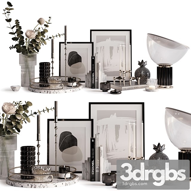 Table Decor Set 2 3dsmax Download - thumbnail 1