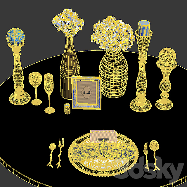 Tableware 3DSMax File - thumbnail 3