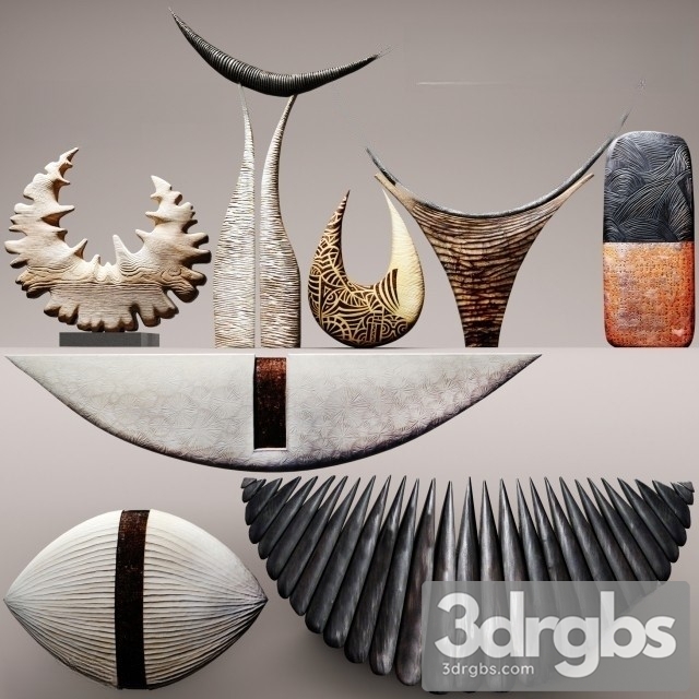 Thierry Martenon Sculpture Collection 8 3dsmax Download - thumbnail 1