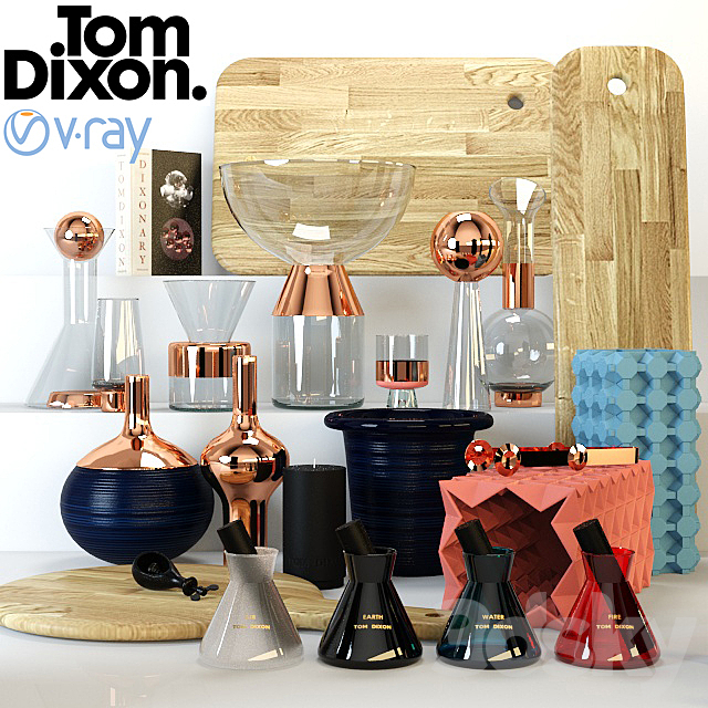 Tom Dixon accessories Set 2 3DSMax File - thumbnail 1