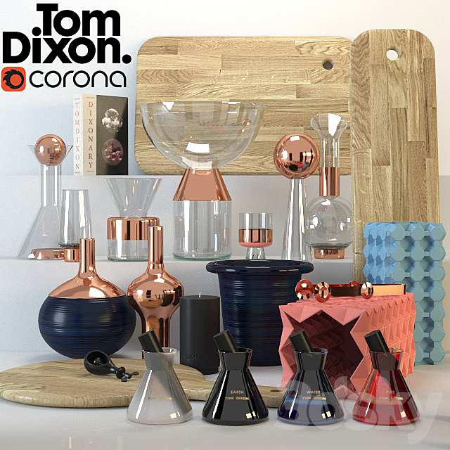 Tom Dixon accessories Set 2 3DSMax File - thumbnail 2