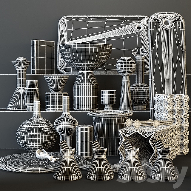 Tom Dixon accessories Set 2 3DSMax File - thumbnail 3