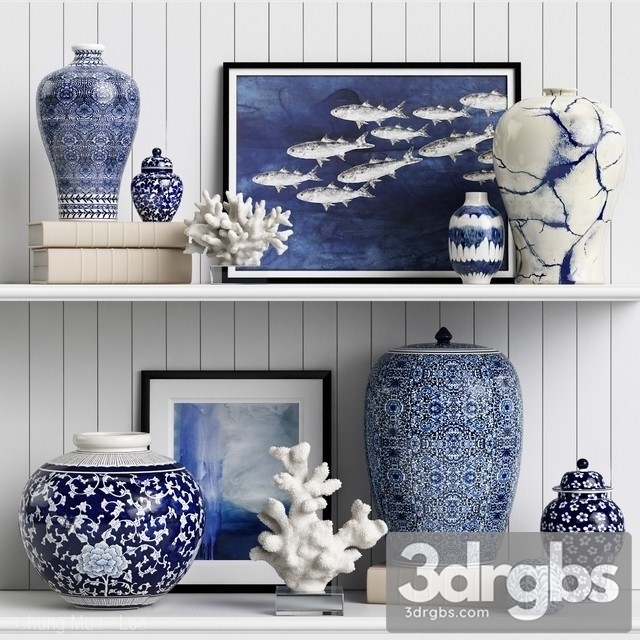 Williams Sonoma Home Decor Set 3 3dsmax Download - thumbnail 1