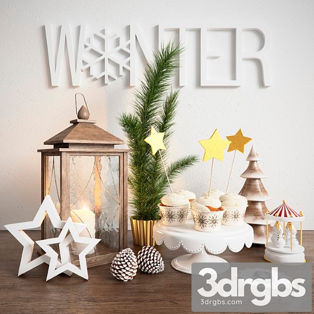 Winter Set 3dsmax Download - thumbnail 1