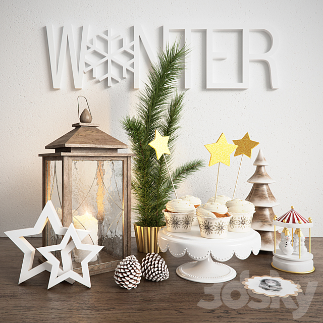 Winter set 3DSMax File - thumbnail 1