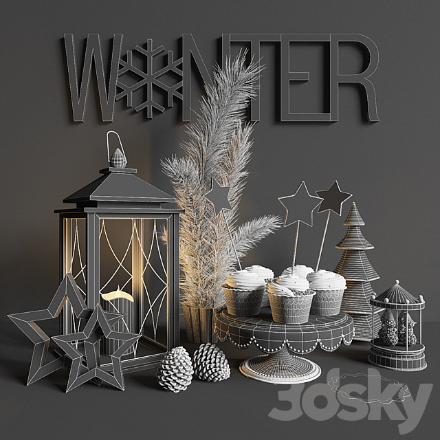 Winter set 3DSMax File - thumbnail 2