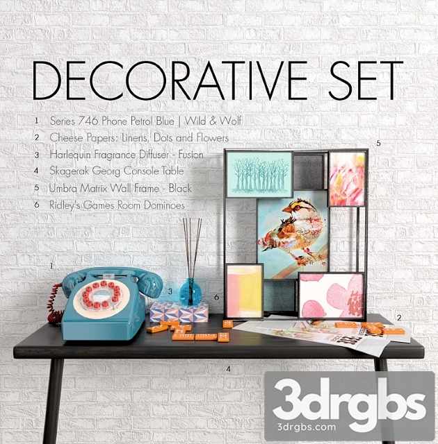 Ww Decorative Set 3dsmax Download - thumbnail 1