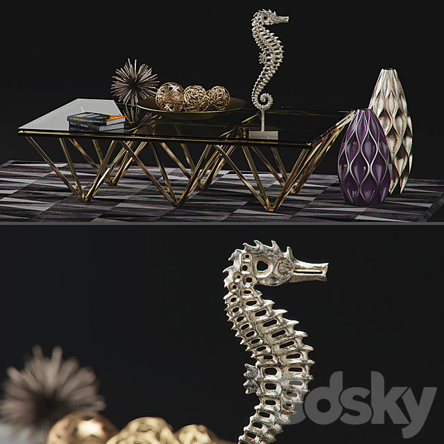 Z Gallerie Decor Set 3DSMax File - thumbnail 1