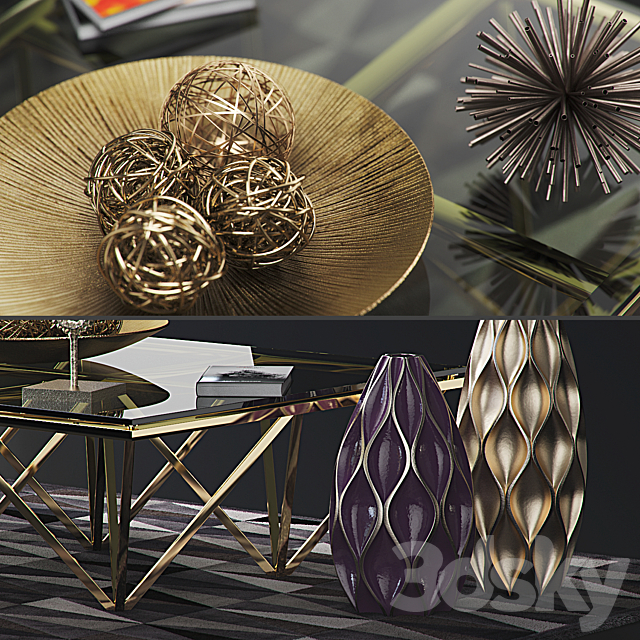 Z Gallerie Decor Set 3DSMax File - thumbnail 2