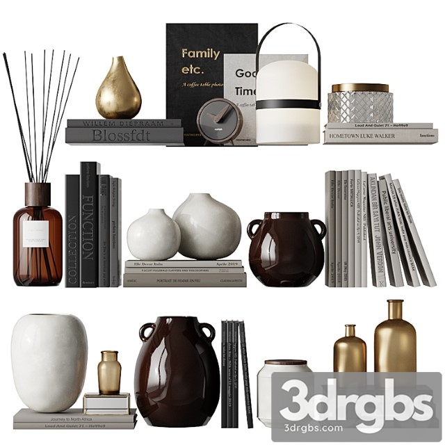 Zara Home Decor Set 2 3dsmax Download - thumbnail 1