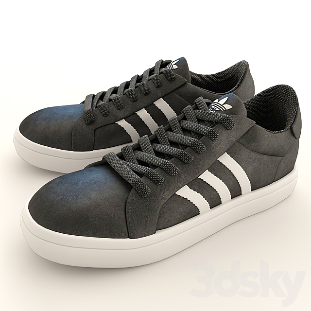 Adidas sneakers 3ds Max - thumbnail 1