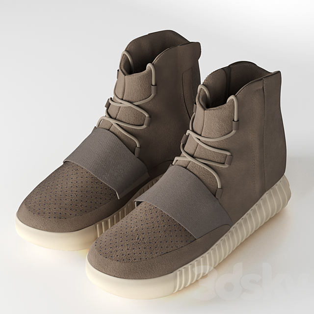 adidas yeezy 750 3DSMax File - thumbnail 1