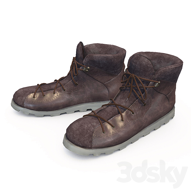 Boots Low-Poly 3DSMax File - thumbnail 1