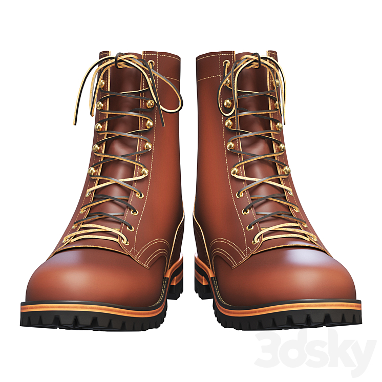 Boots Nicks 3DS Max Model - thumbnail 2