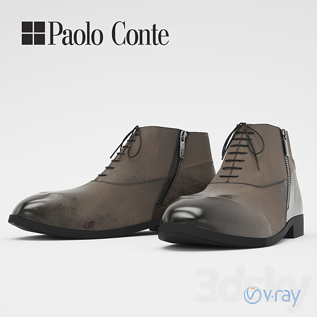 Boots Paolo Conte 3DSMax File - thumbnail 1