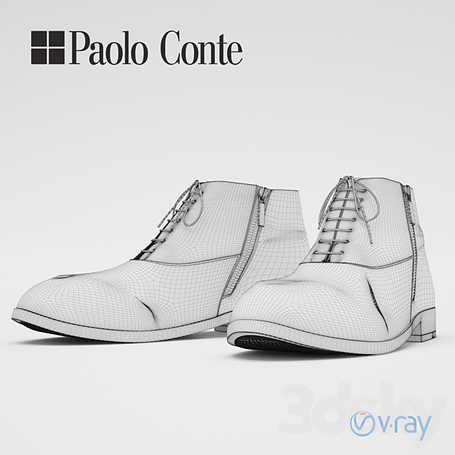 Boots Paolo Conte 3DSMax File - thumbnail 3