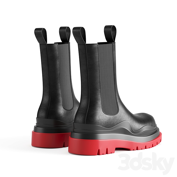 BOTTEGA VENETA THE TIRE BOOTS 3DS Max - thumbnail 2