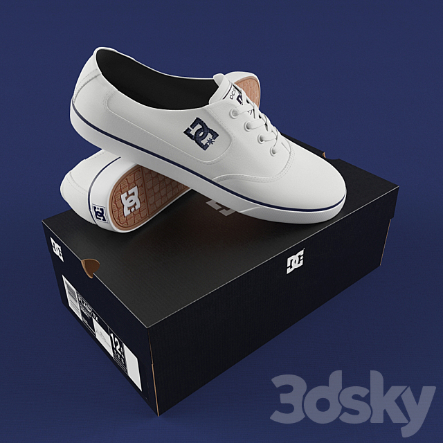 DC Shoes – Flash TX 3DS Max Model - thumbnail 2