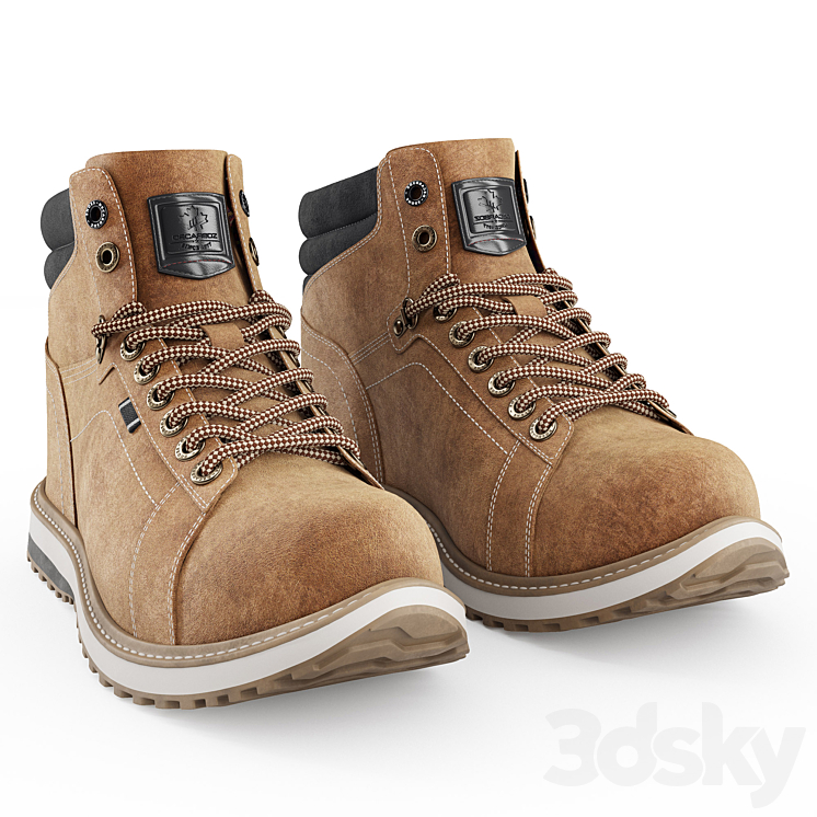 DECARSDZ Men Boots 3DS Max - thumbnail 1