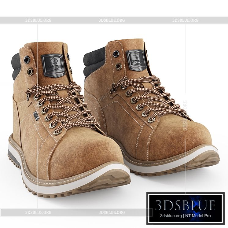 DECARSDZ Men Boots 3DS Max - thumbnail 3