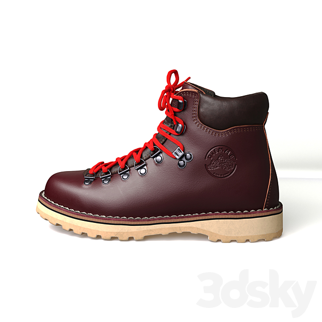 DIEMME boots 3DS Max Model - thumbnail 2