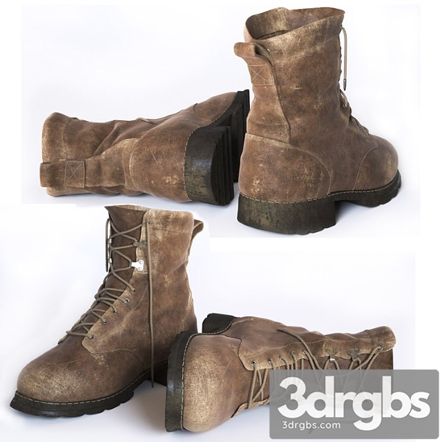 Frayed boots 3dsmax Download - thumbnail 1