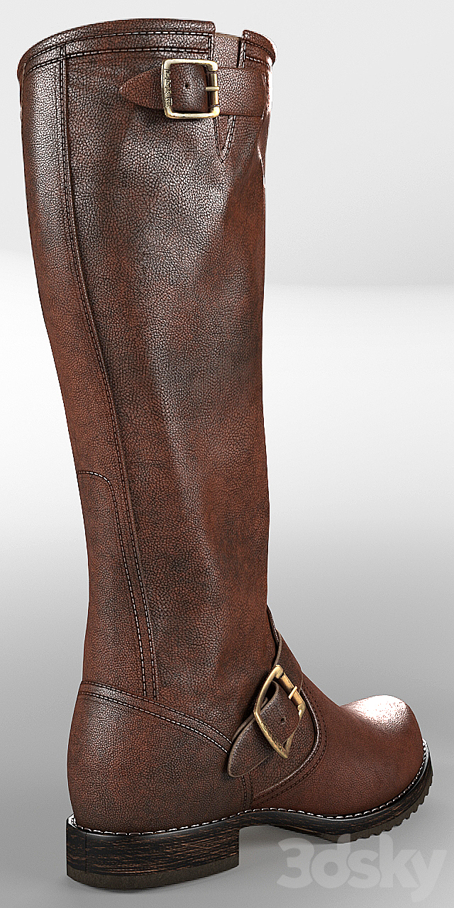 Frye Veronica Slouch. Womens Boots 3DSMax File - thumbnail 2