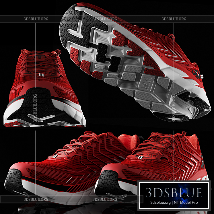 HOKA ONE ONE 3DS Max - thumbnail 3