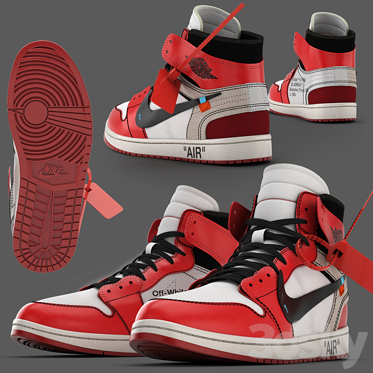 Jordan Off-White NIKE 3DS Max - thumbnail 1