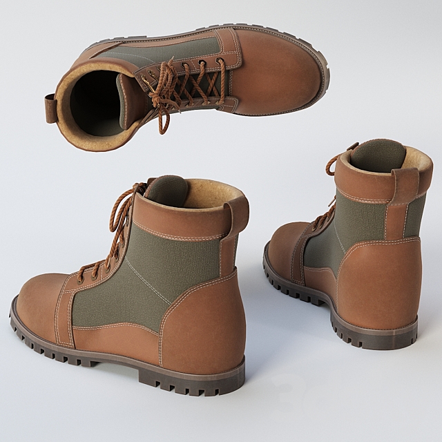 Kodiak thane boots 3DSMax File - thumbnail 2