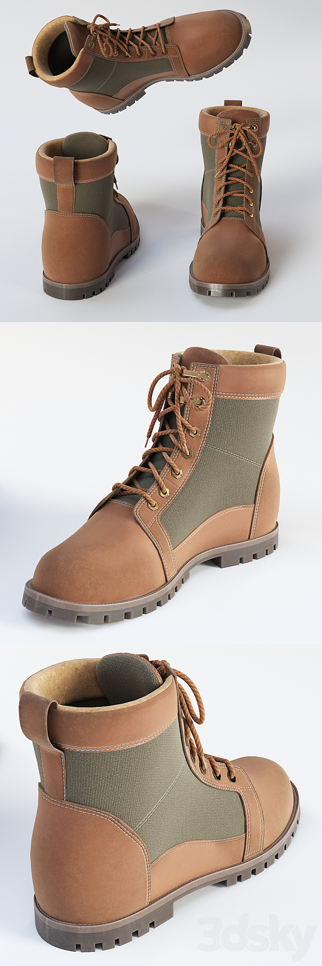 Kodiak thane boots 3DSMax File - thumbnail 3