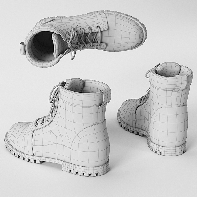 Kodiak thane boots 3DSMax File - thumbnail 5