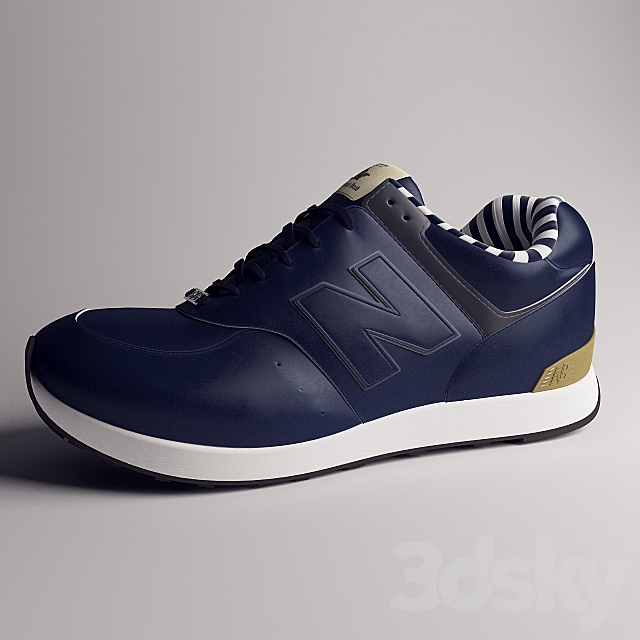 New Balance 576 “The King’s Head” 3ds Max - thumbnail 1