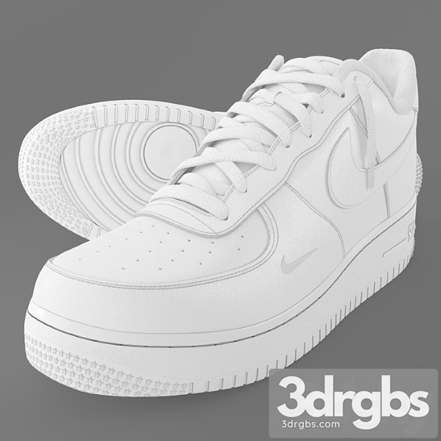 Nike air force 1 3dsmax Download - thumbnail 1