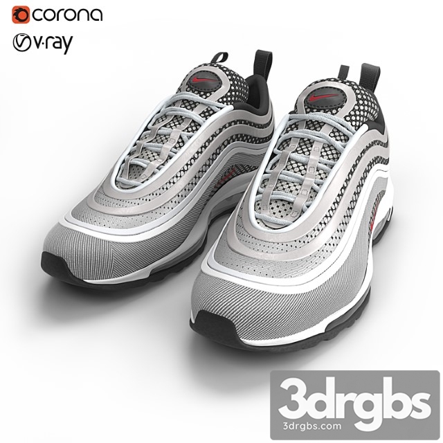 Nike air max 97 sneakers 3dsmax Download - thumbnail 1