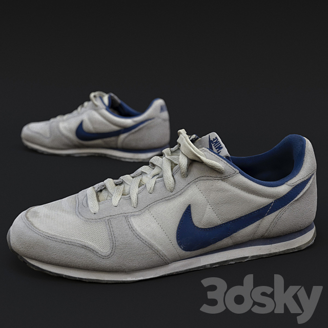 Nike Running shoes 3ds Max - thumbnail 2