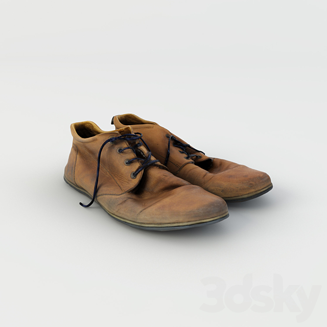 Old Shoes 3ds Max - thumbnail 1