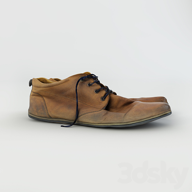 Old Shoes 3ds Max - thumbnail 2