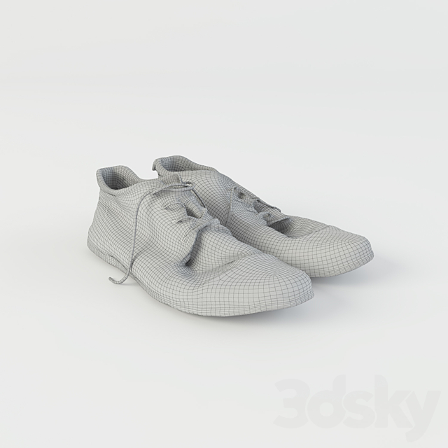 Old Shoes 3ds Max - thumbnail 3