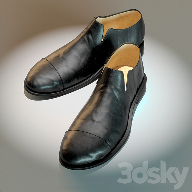 Shoes man 3DS Max Model - thumbnail 1