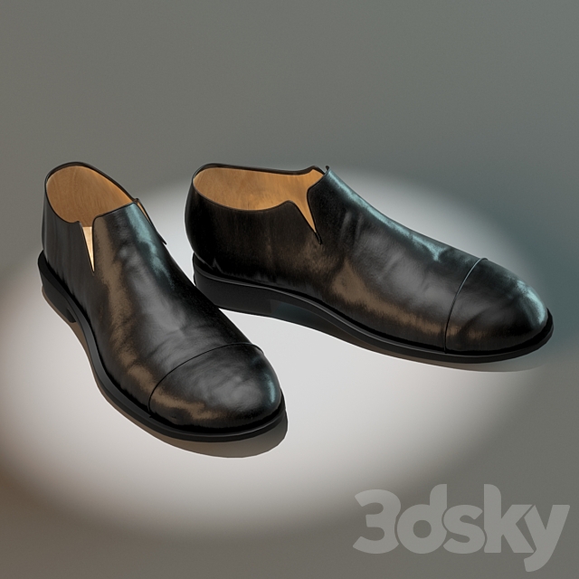 Shoes man 3DS Max Model - thumbnail 2